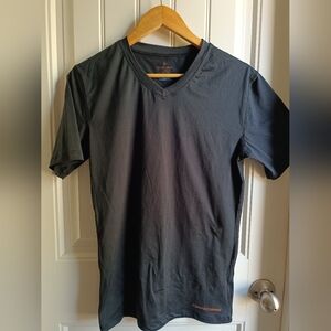 Tommie Copper Shirt Mens Large Cool Compression Black Training Short Sleeve